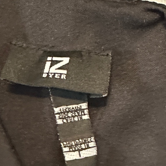 Iz Byer Black Long Sleeve Dress with Embellished Cuffs - Picture 4 of 10